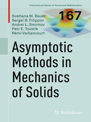 cover image of Asymptotic methods in mechanics of solids